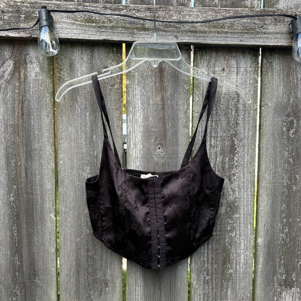 PacSun Black Women's Corset Top